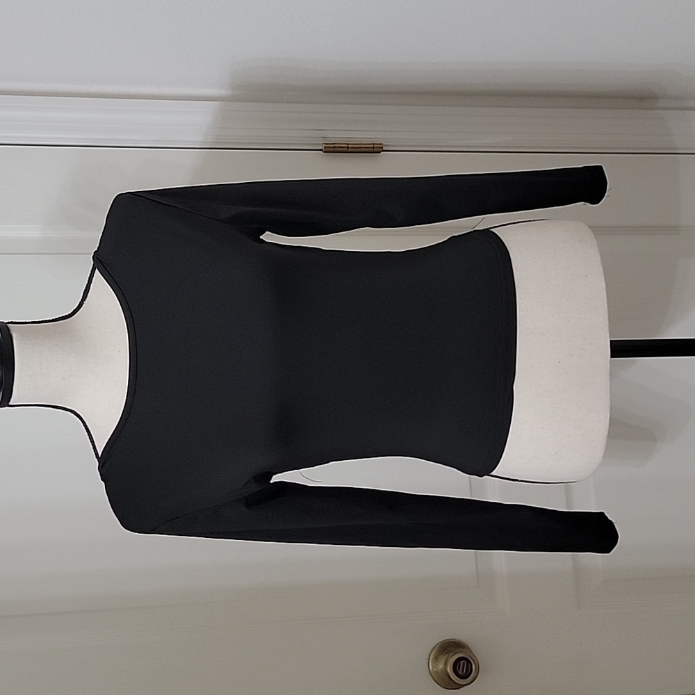 Classic Black Long-Sleeve Women’s Top